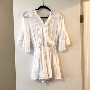 Abercrombie and Fitch White Romper